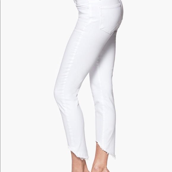 Paige Verdugo Crop White Jeans - Picture 2 of 6